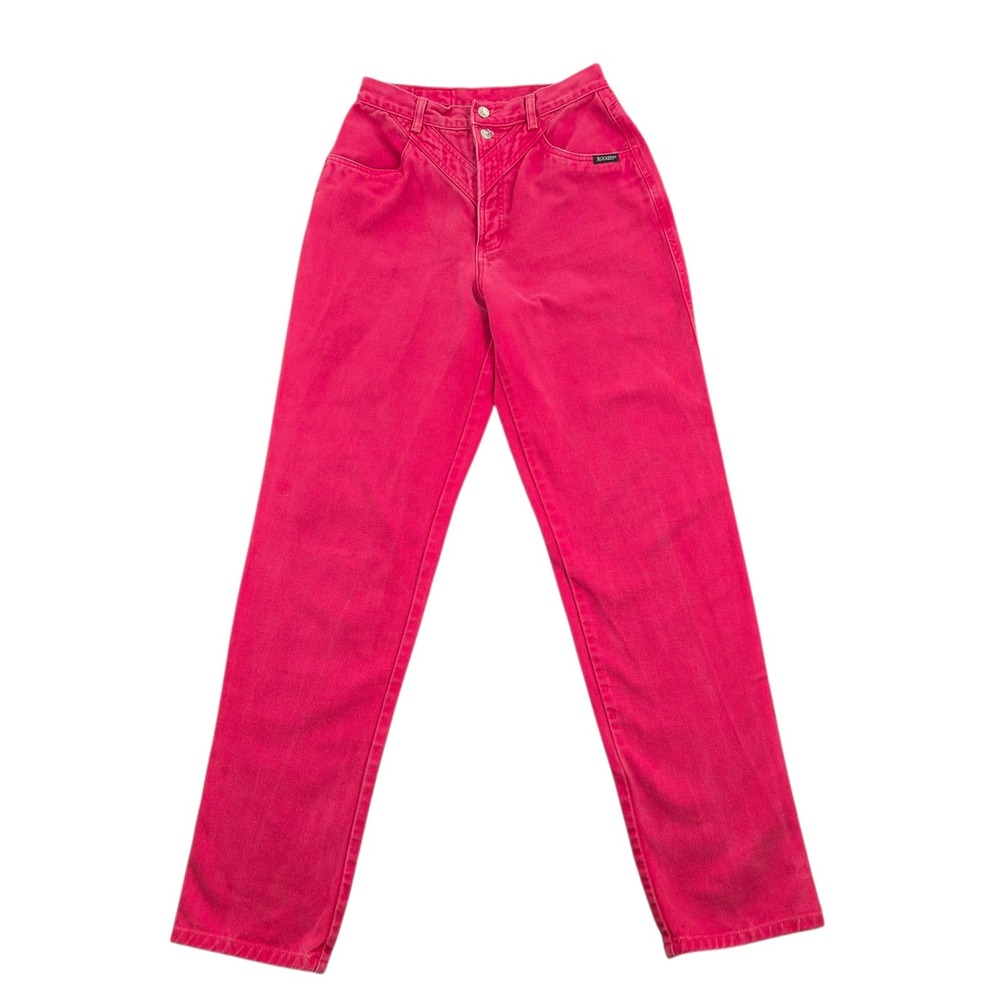 Rocky Mountain Clothing Co Vintage Red Western Jeans High Rise 31/11 Red Faded